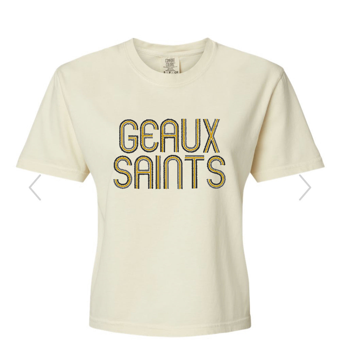 Geaux Ladies Crop Tee