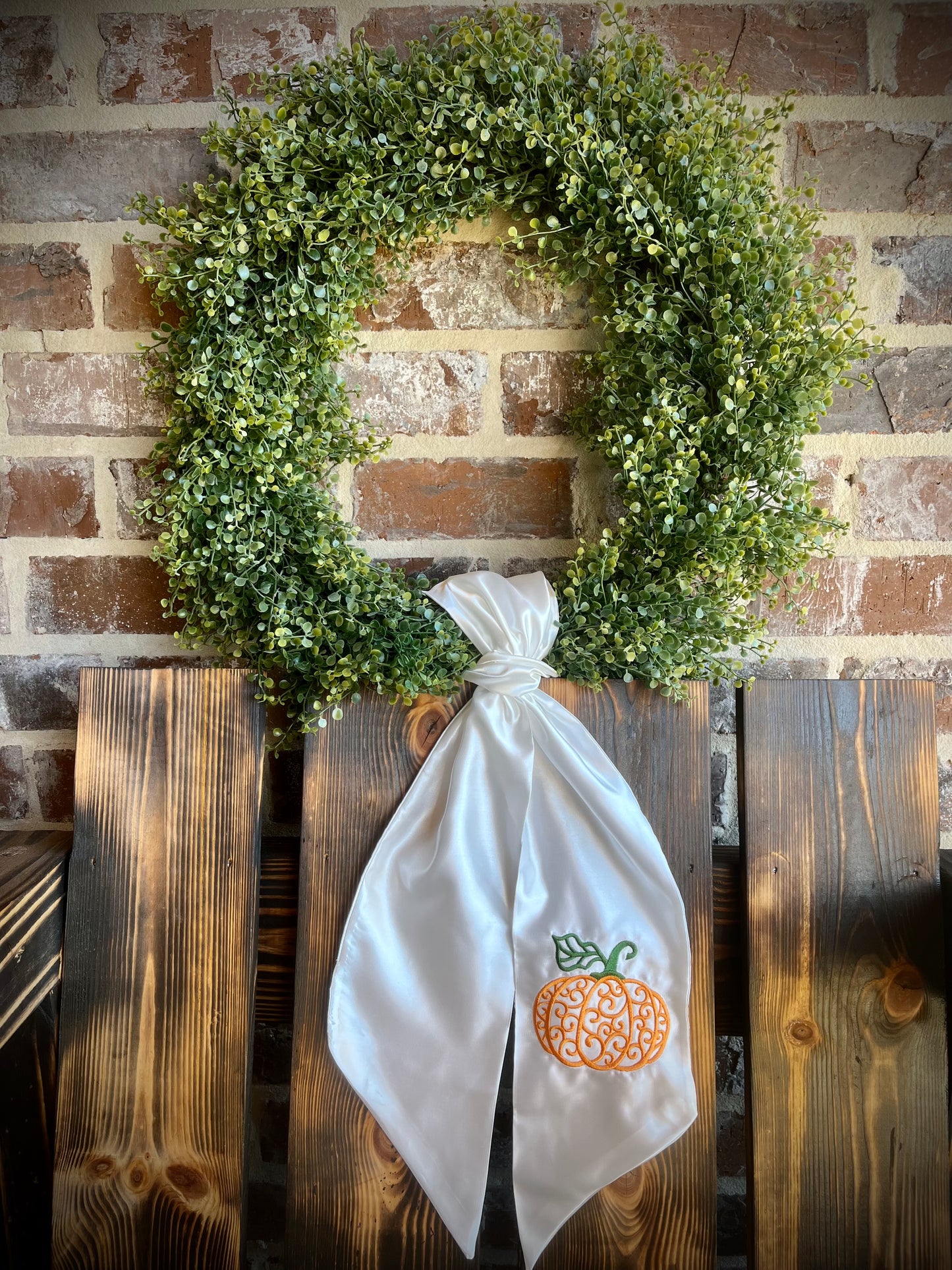 Fall Wreath Sash