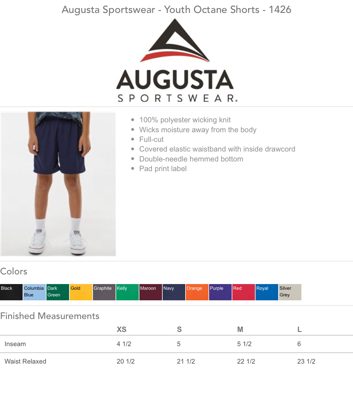 Boys Youth Octane Shorts