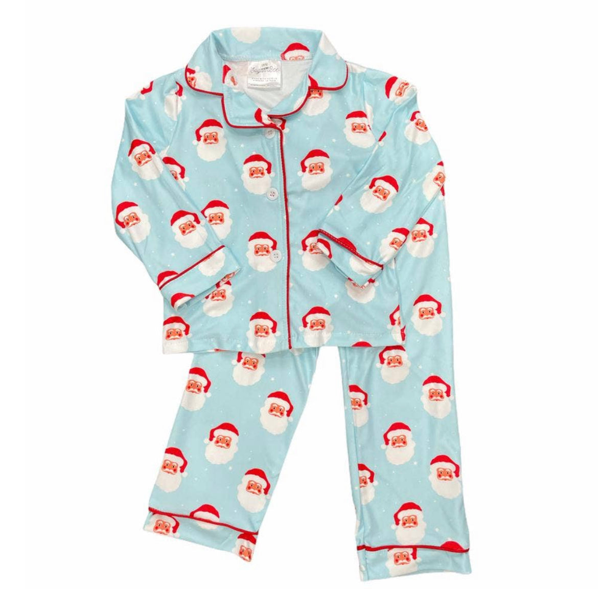 HO! HO! HO! Santa Button Up Pajamas