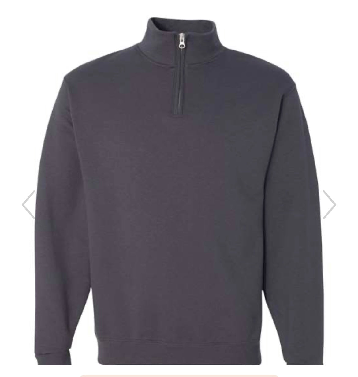 Golden Blues Collar Quarter-Zip Sweatshirt