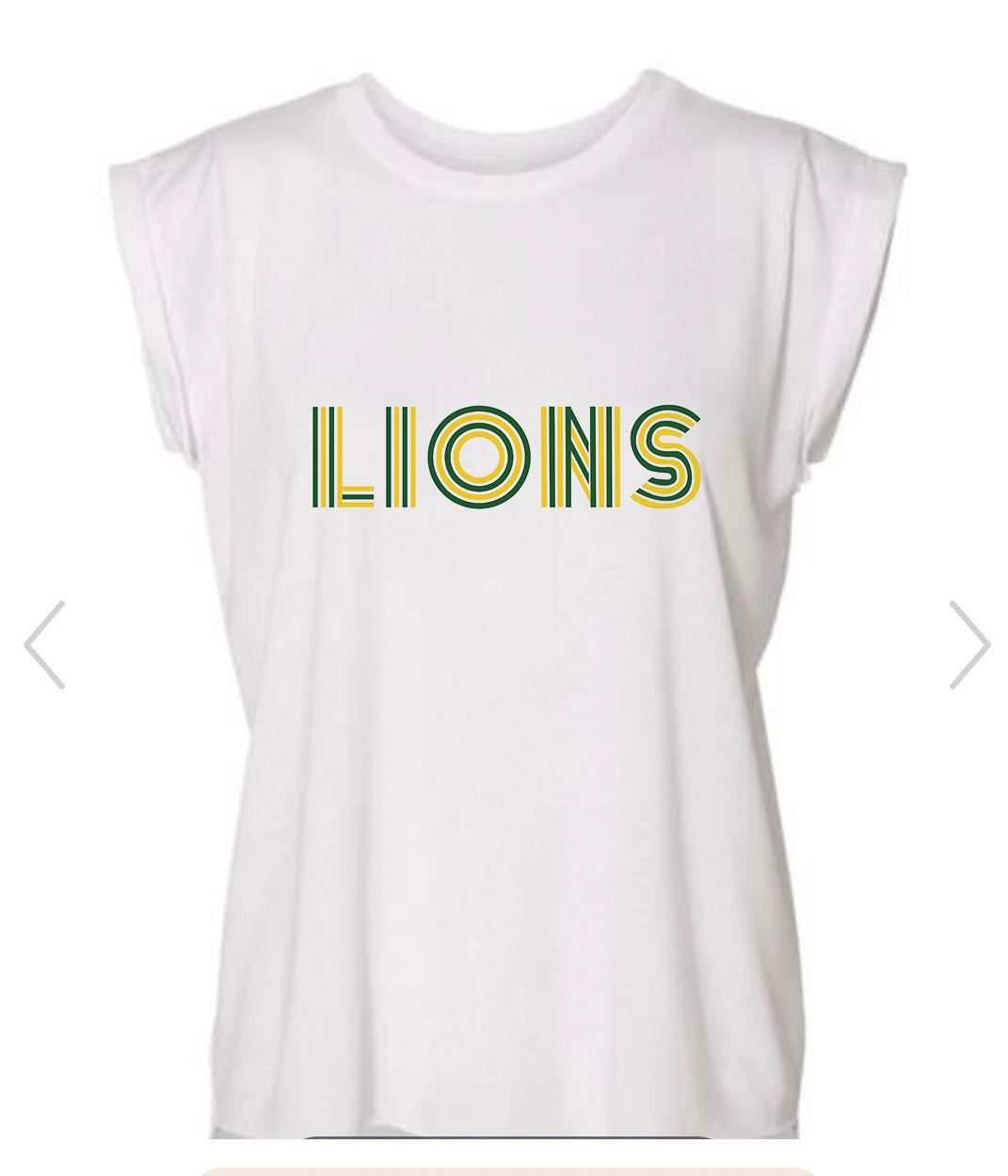 Lions Retro Muscle Tee