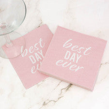 Best Day Ever Cocktail Napkins (Pack of 20)