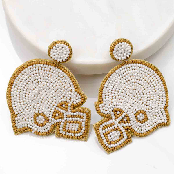 Football Helmet Earrings