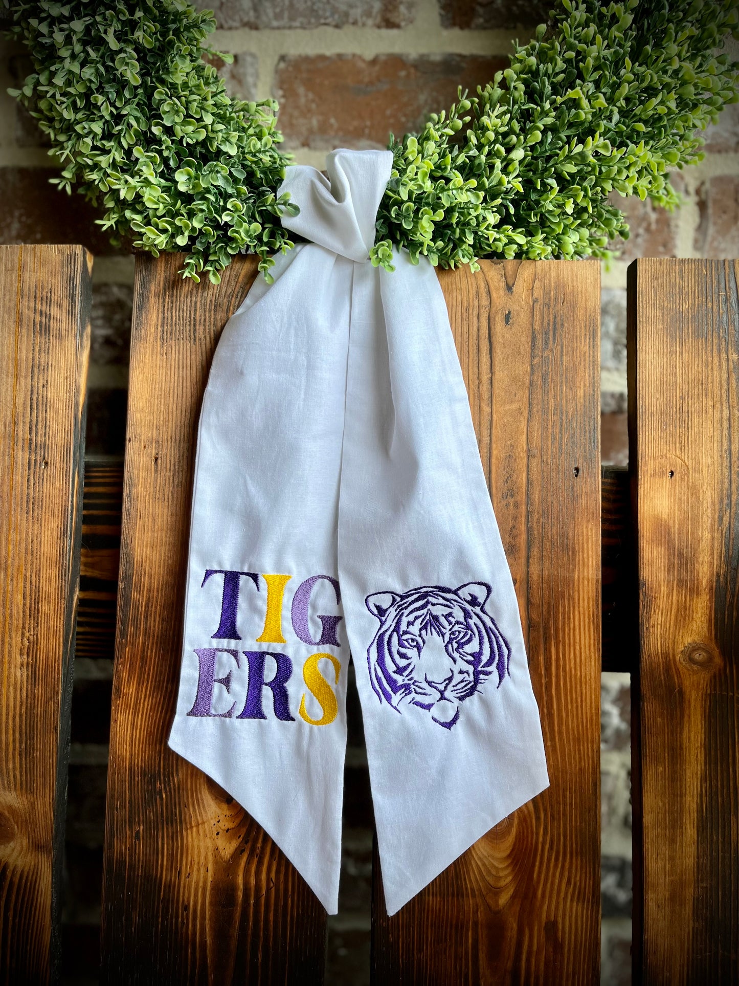 Tiger Wreath Sash