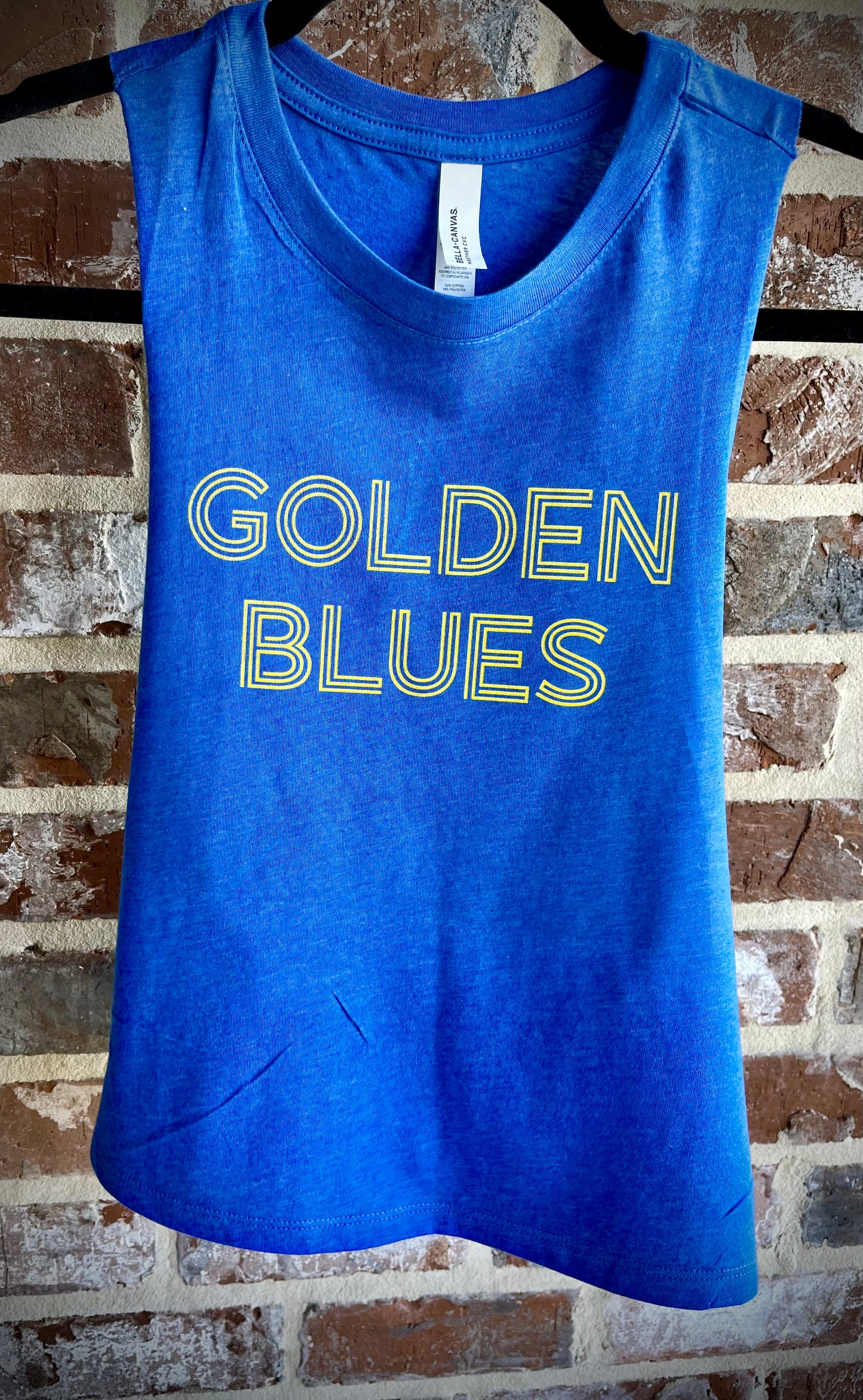 Golden Blues Racerback Tank