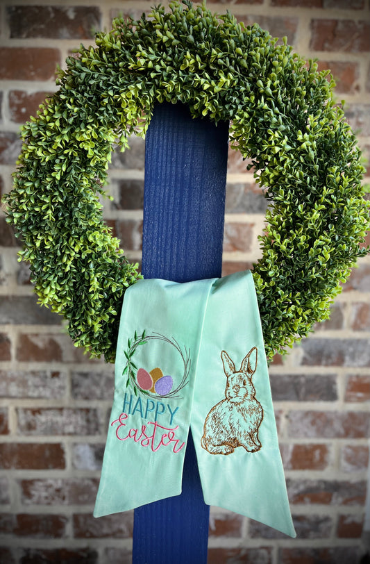 Easter Wreath Sash